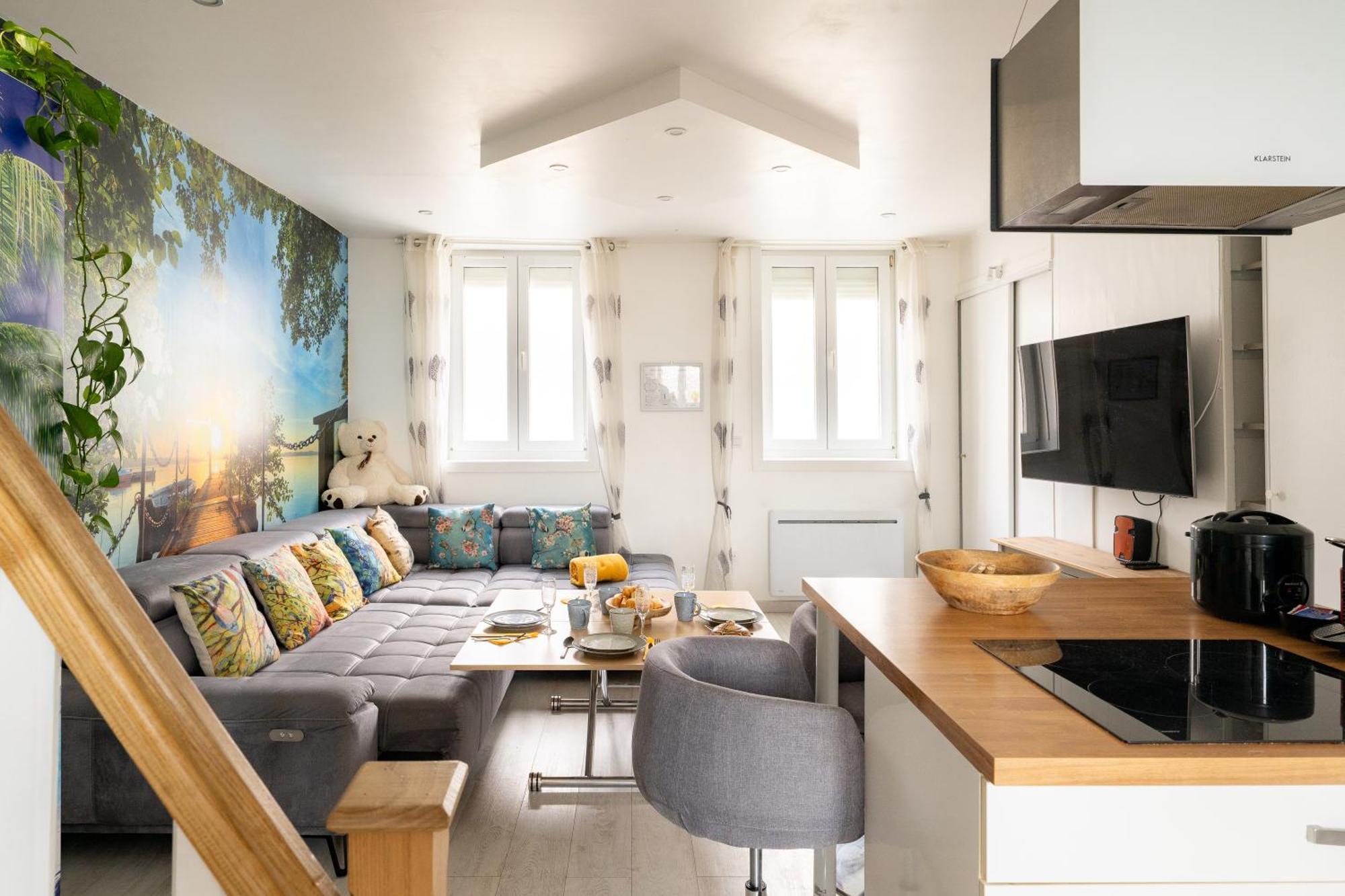 Apartament Casa Inca Calais - Duplex Soleil Latino - Parking Free, Station Zewnętrze zdjęcie
